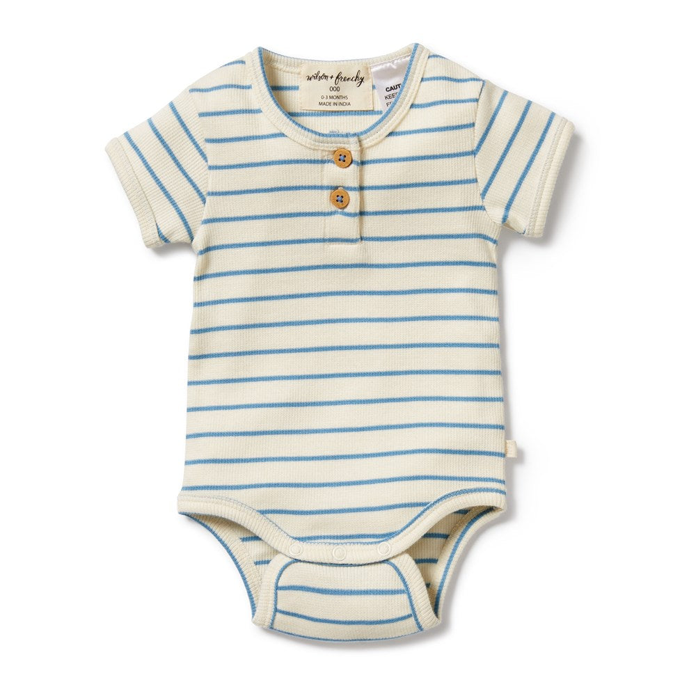 Baby boy 2024 henley bodysuit