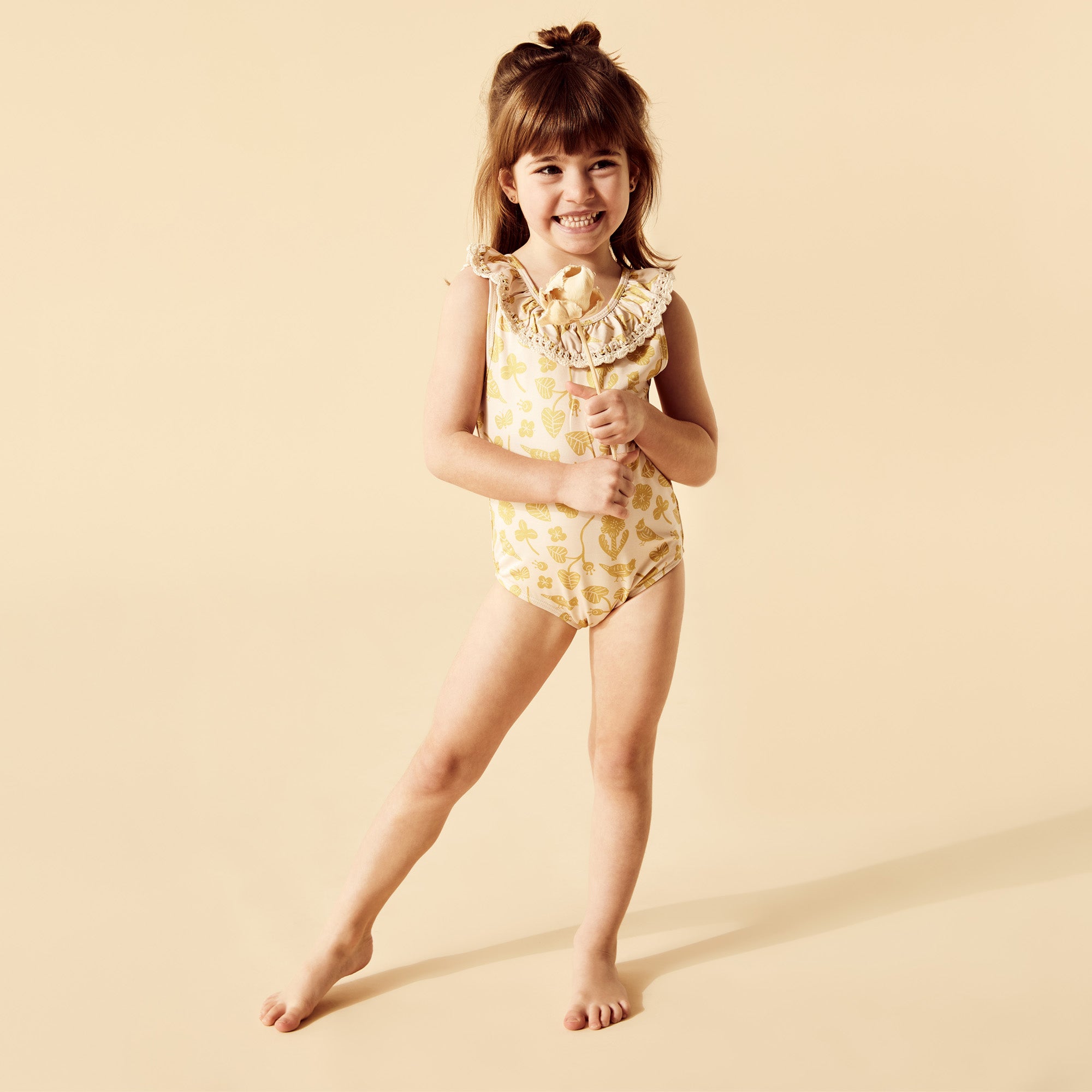 Goldie Floral Crochet Swimsuit