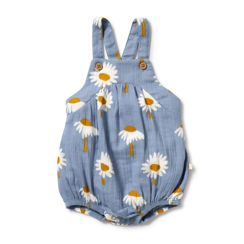 Daisy Floral Organic Crinkle Bodysuit