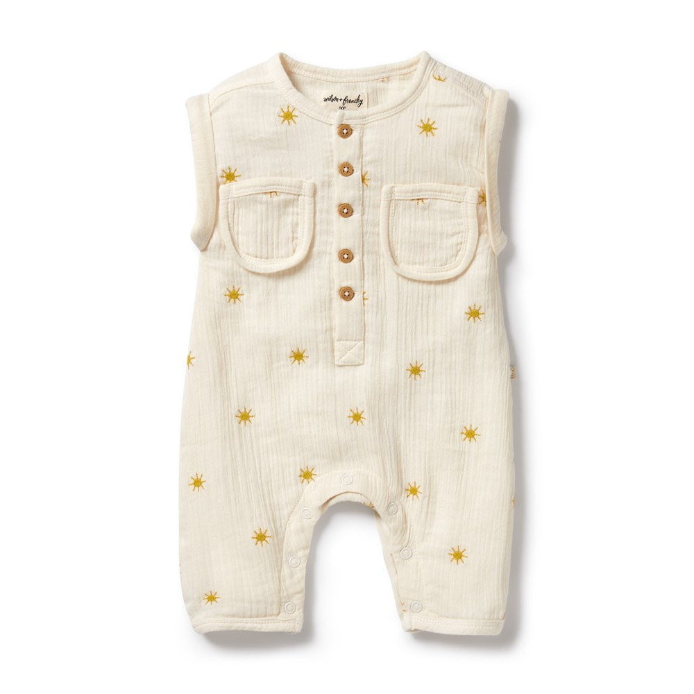 Sunshine Organic Crinkle Growsuit