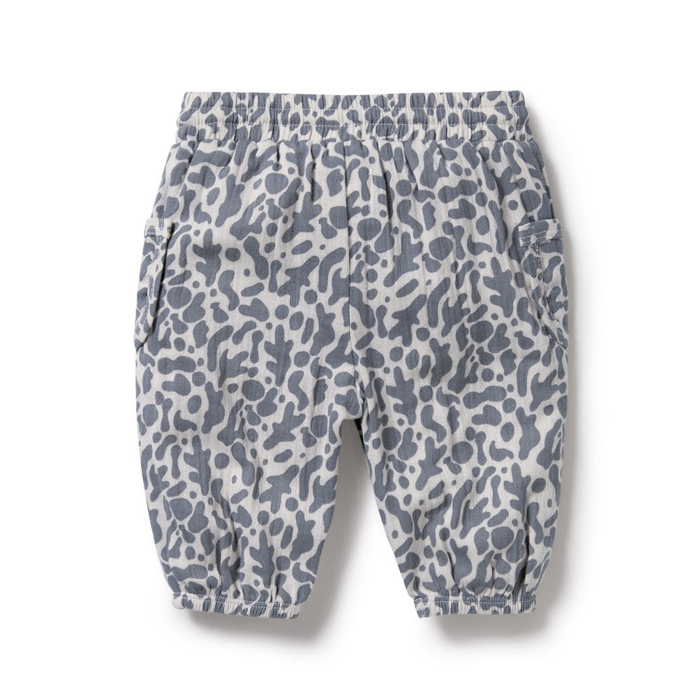 Blue Coral Organic Crinkle Pant