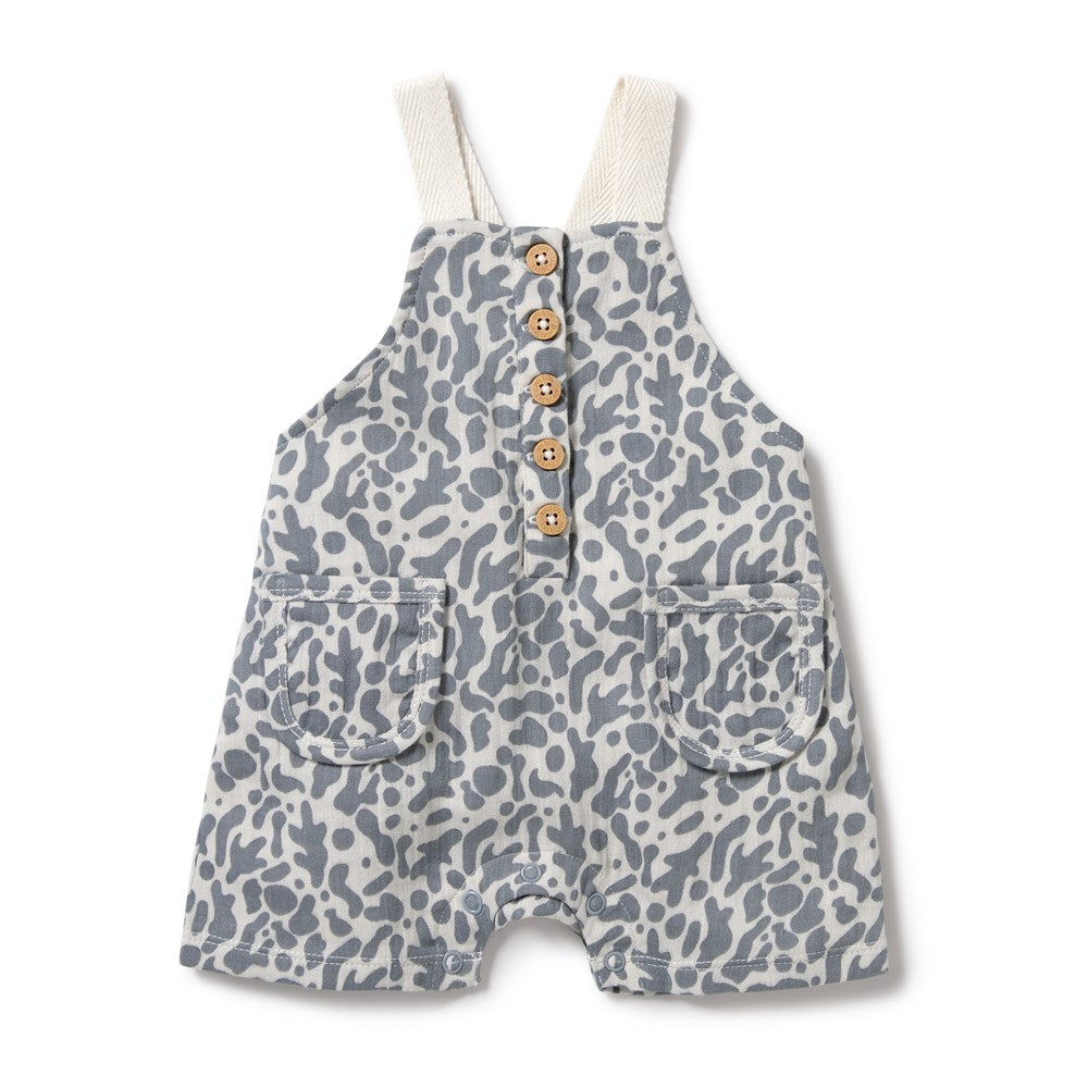 Blue Coral Organic Crinkle Overall