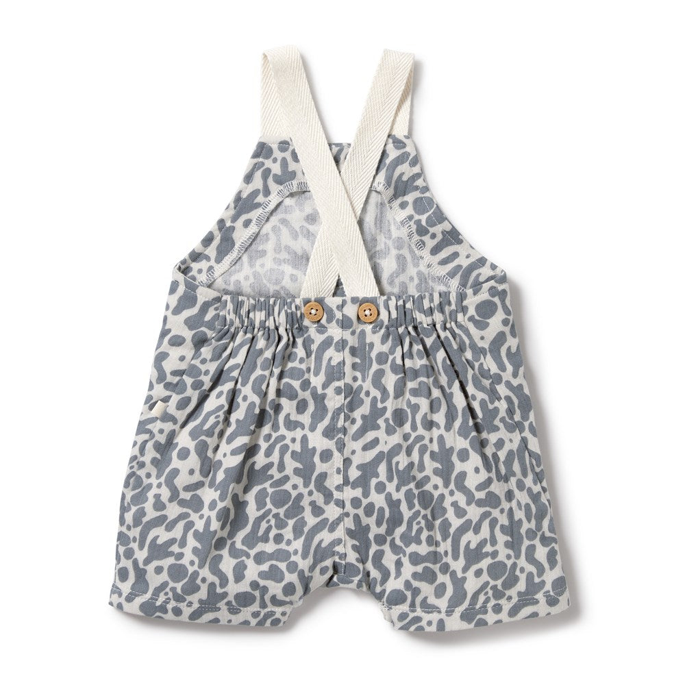 Blue Coral Organic Crinkle Overall