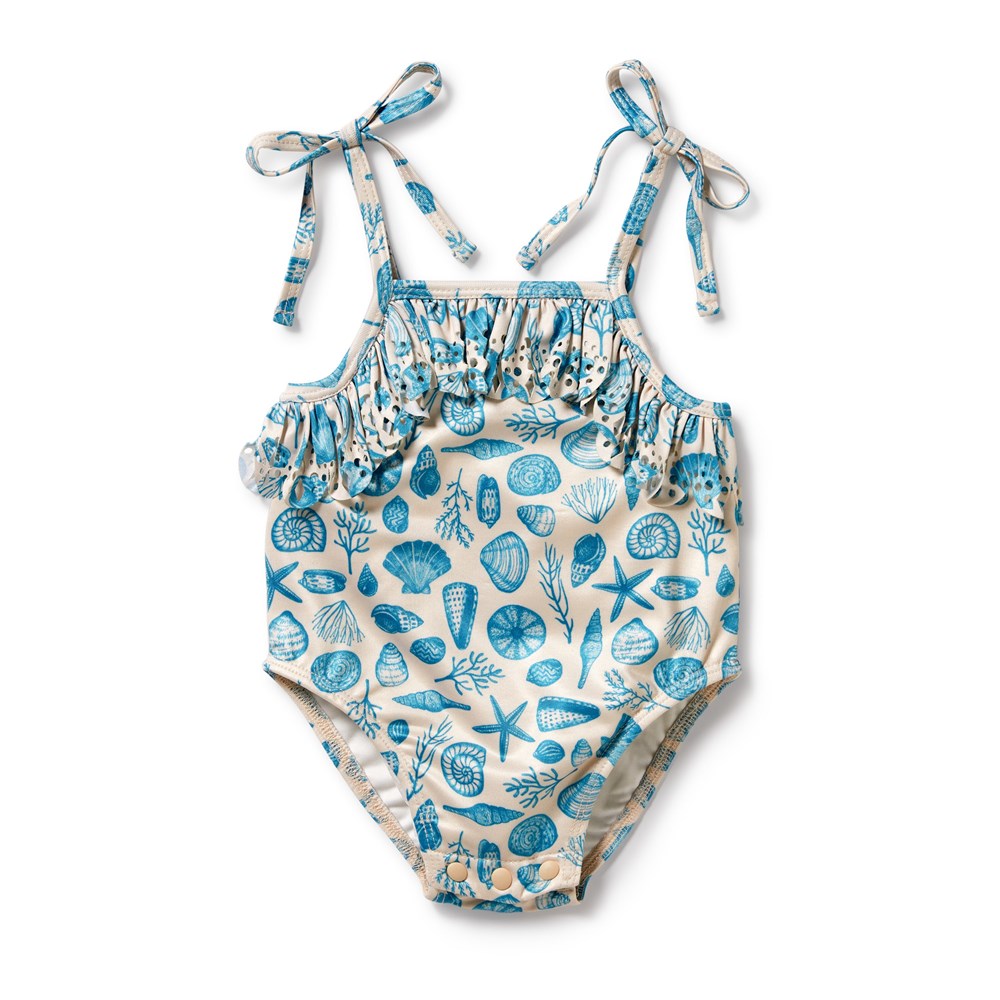 Shells Cutwork Swimsuit