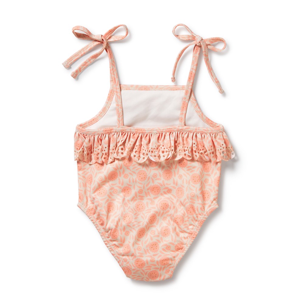 Amelie Floral Cutwork Swimsuit