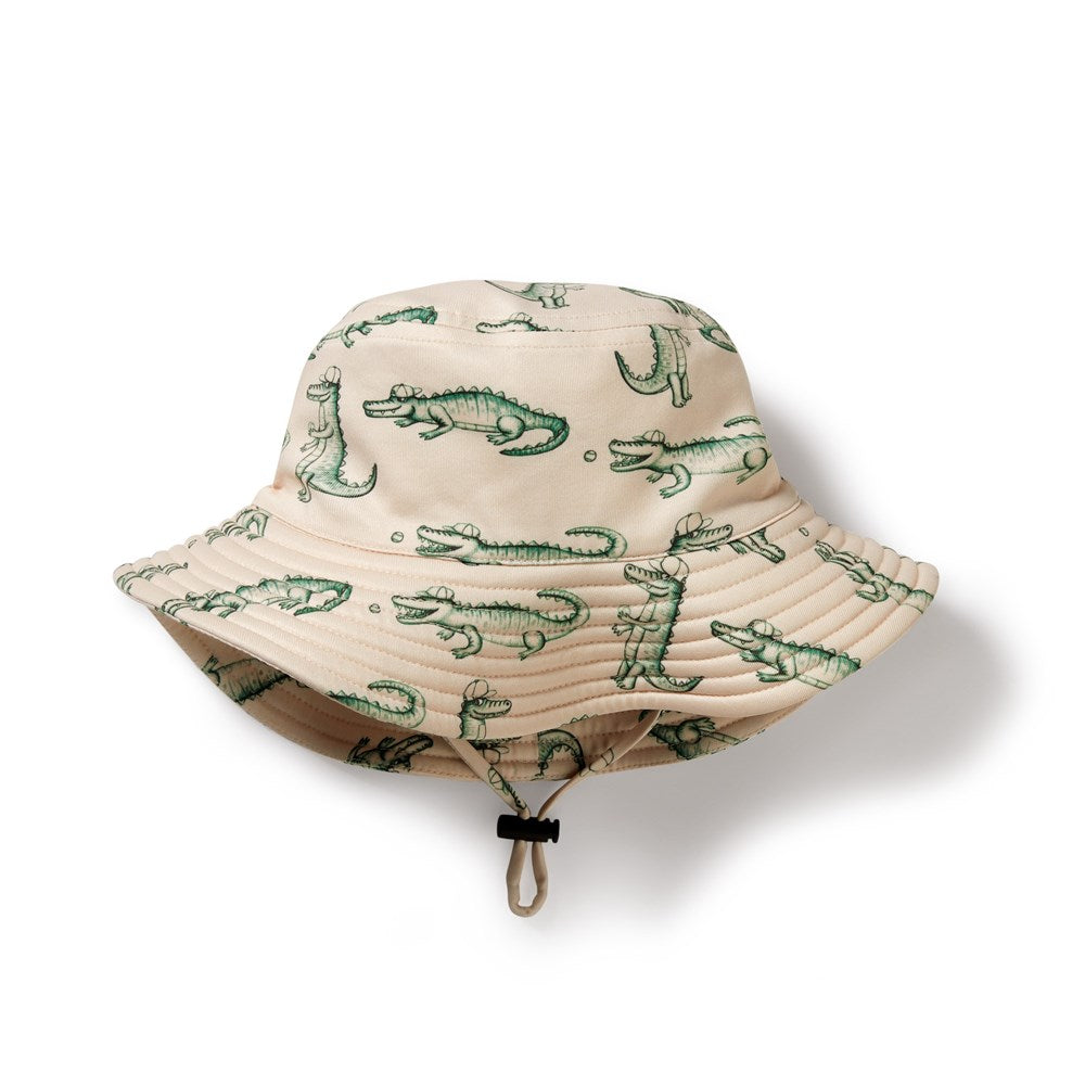 Little Croc Swim Sun Hat