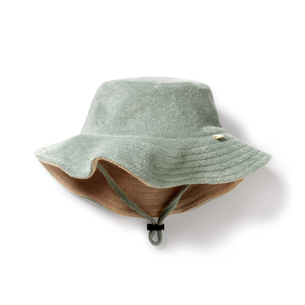 Pistachio Organic Terry Sun Hat