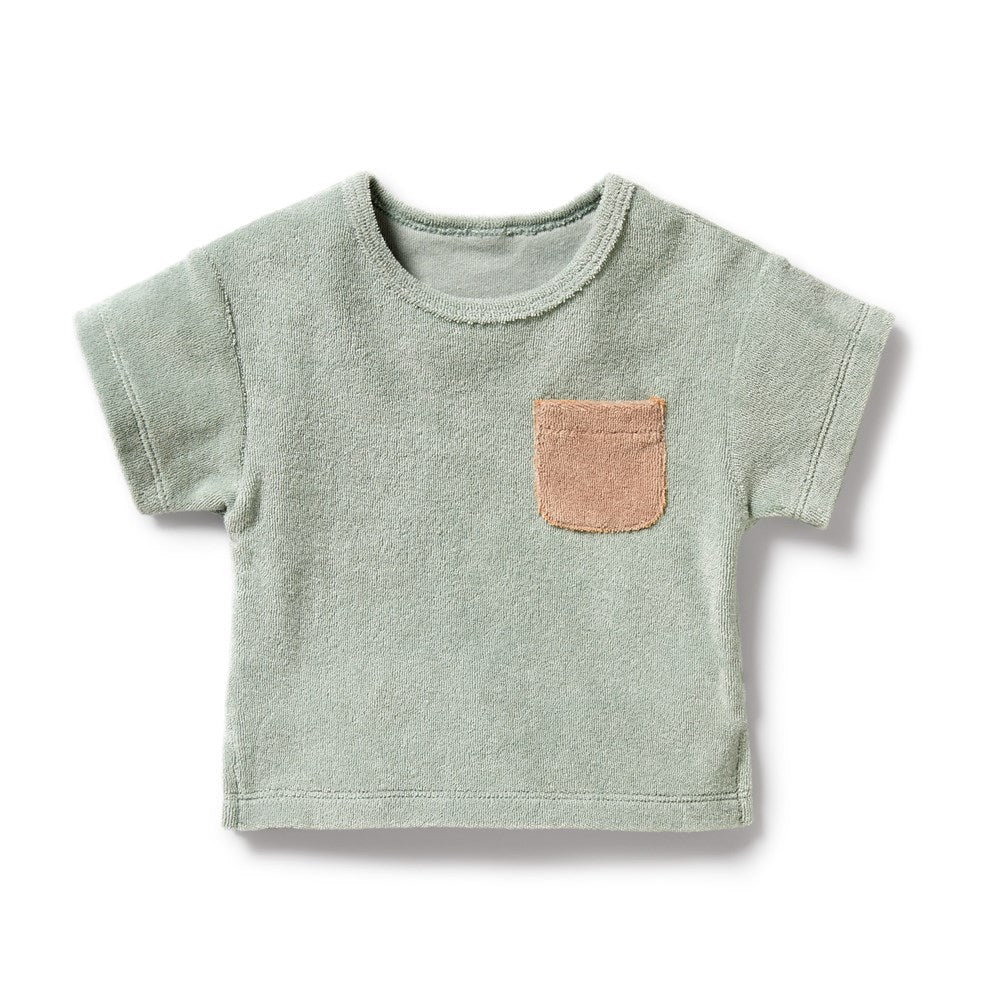 Pistachio Organic Terry Tee