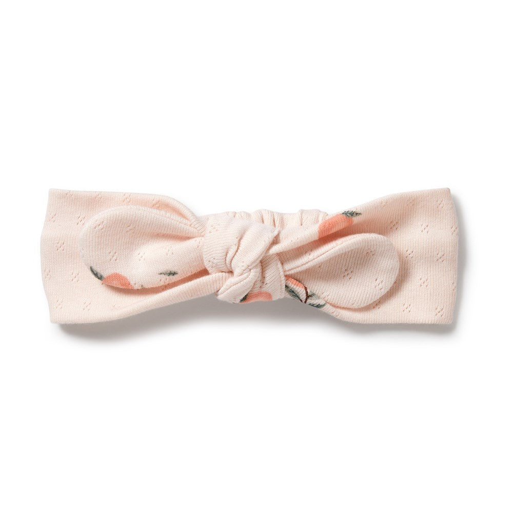 Peaches Organic Pointelle Headband