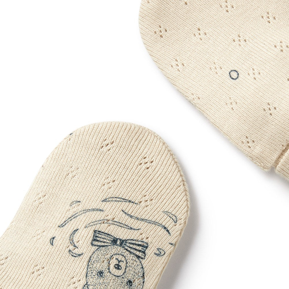 Little Bear Organic Pointelle Mittens