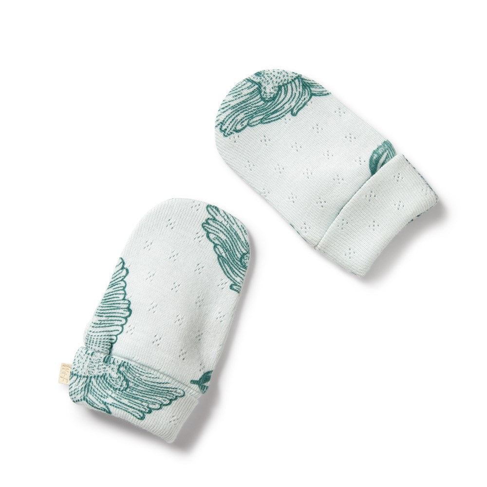 Little Lion Organic Pointelle Mittens