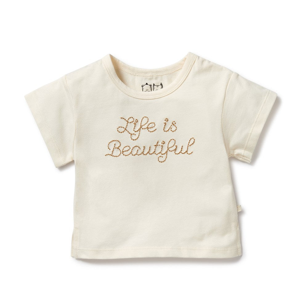 Life is Beautiful Organic Tee