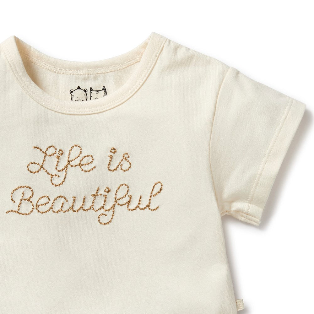 Life is Beautiful Organic Tee