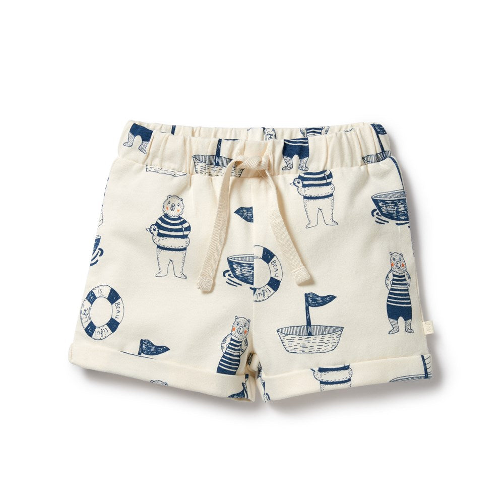 Nautical Bear Organic Short