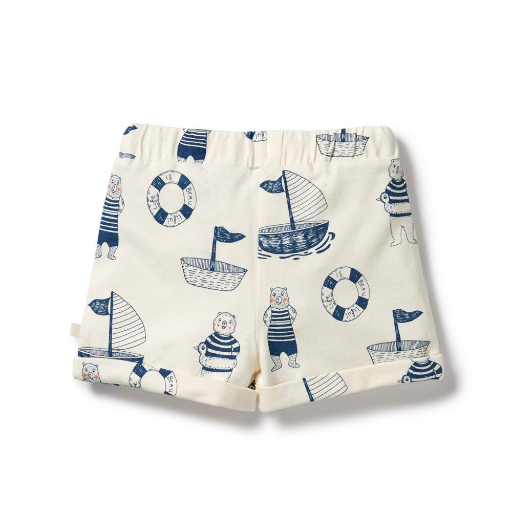 Nautical Bear Organic Short