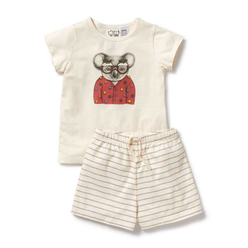 Koala Organic Christmas Pyjamas