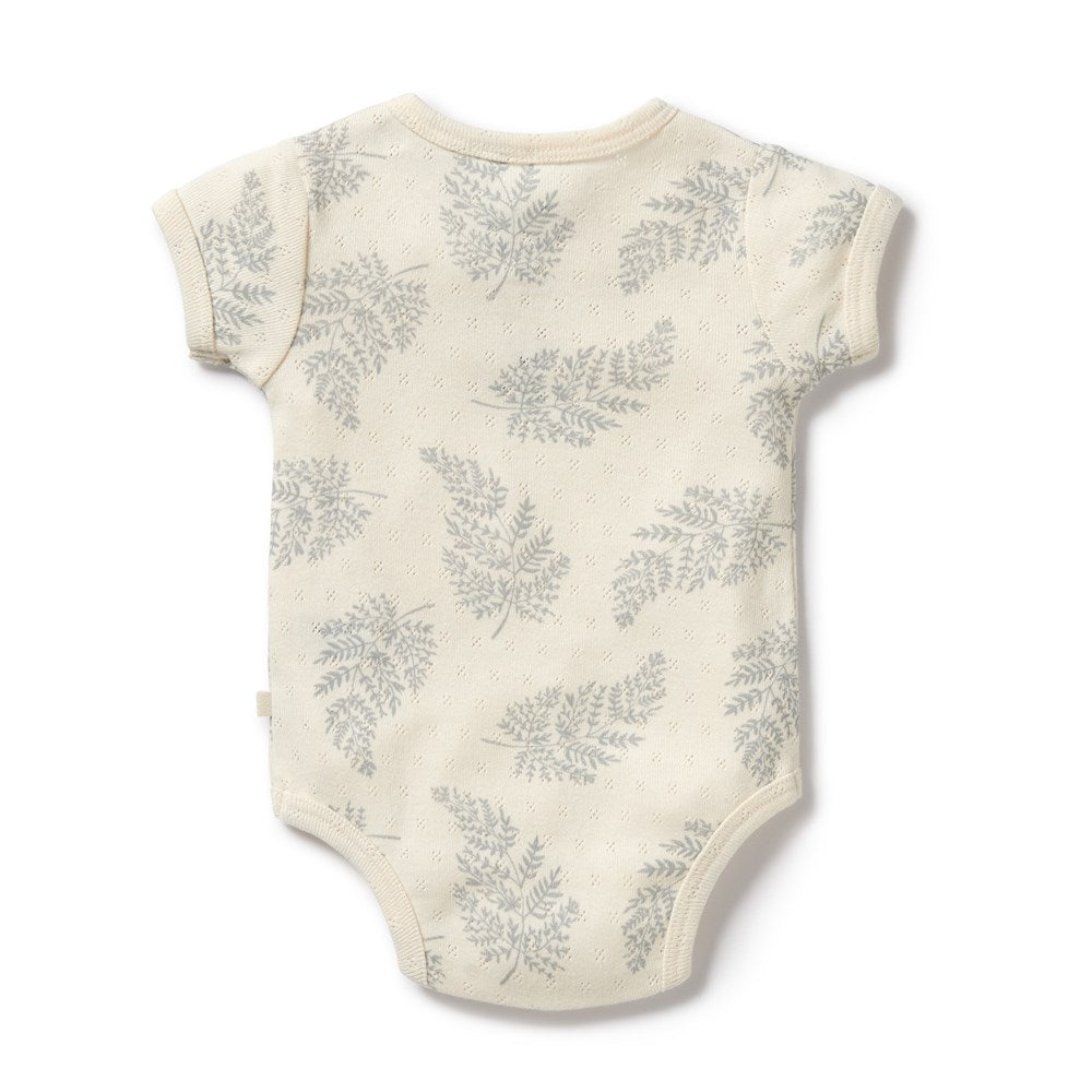 Forever Ferns Organic Pointelle Bodysuit