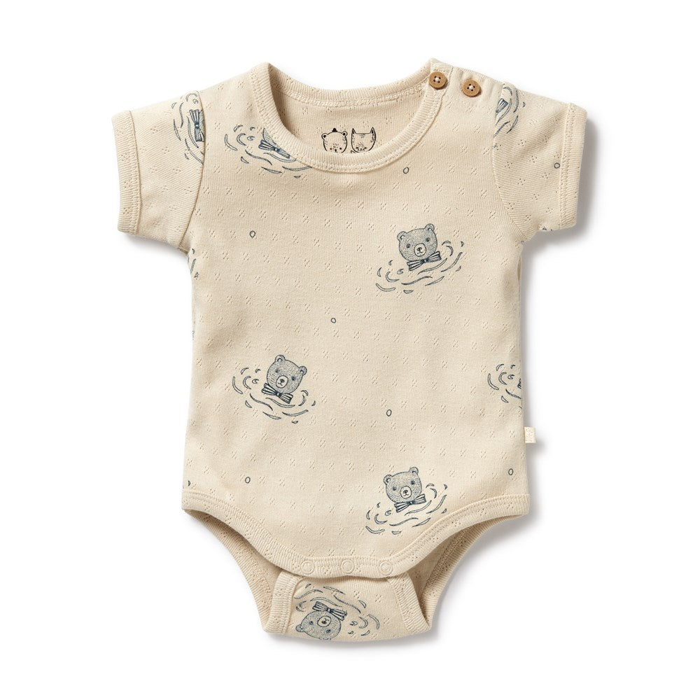 Little Bear Organic Pointelle Bodysuit