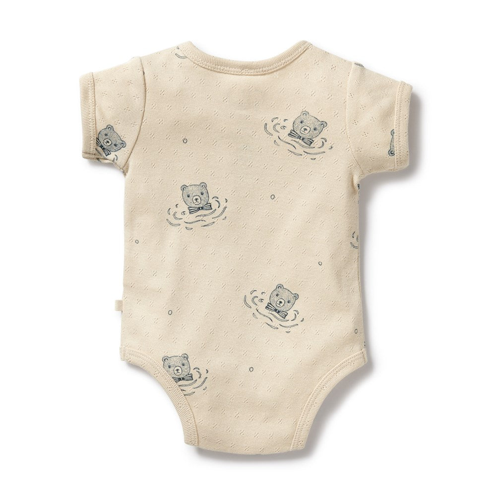 Little Bear Organic Pointelle Bodysuit