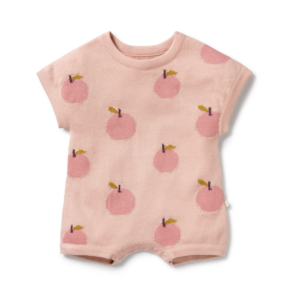 Just Peachy Organic Knitted Growsuit